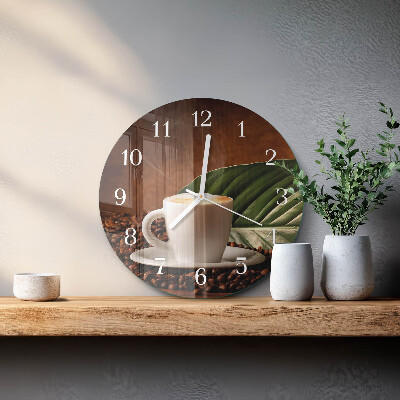 Orologio rotondo Tazza di caffè