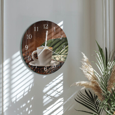 Orologio rotondo Tazza di caffè