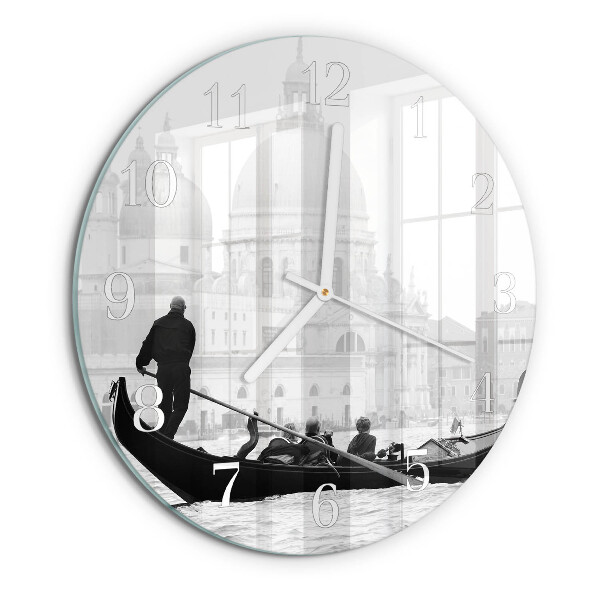 Orologio rotondo La barca veneziana