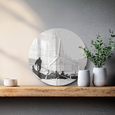 Orologio rotondo La barca veneziana