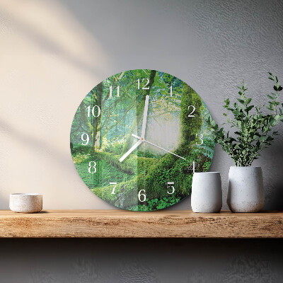 Orologio rotondo Muschio forestale