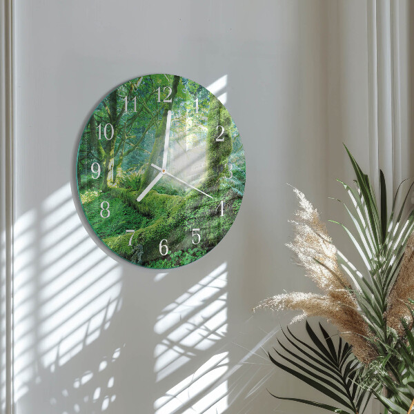 Orologio rotondo Muschio forestale