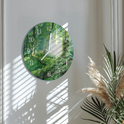 Orologio rotondo Muschio forestale