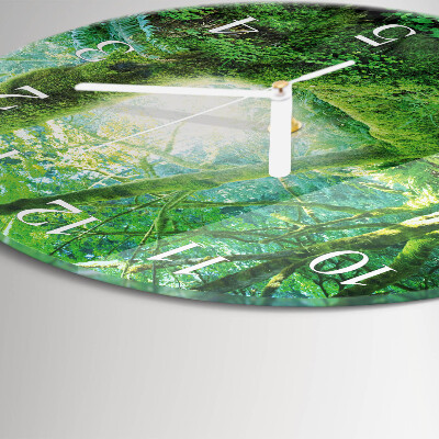 Orologio rotondo Muschio forestale