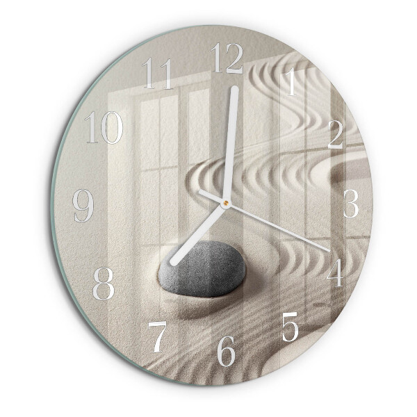 Orologio rotondo Sabbia di pietra