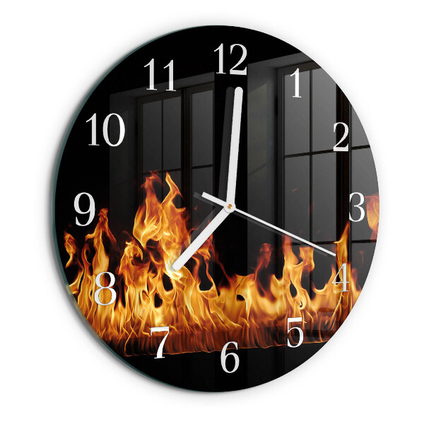Orologio rotondo Fuoco
