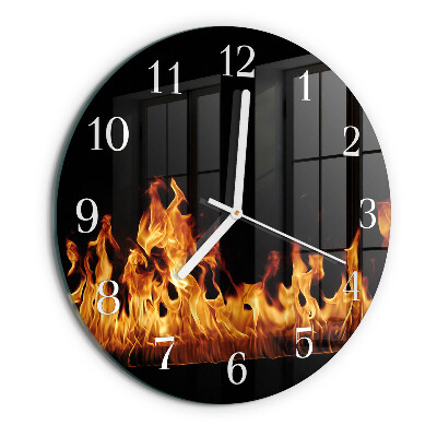 Orologio rotondo Fuoco