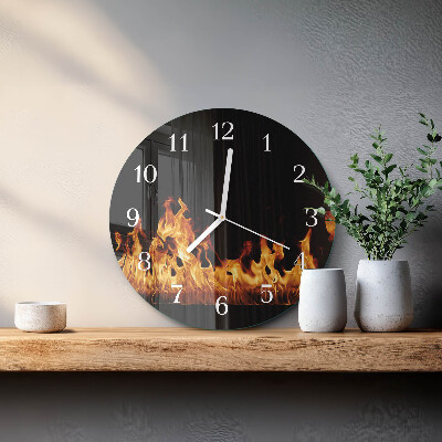 Orologio rotondo Fuoco