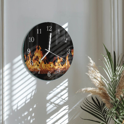 Orologio rotondo Fuoco