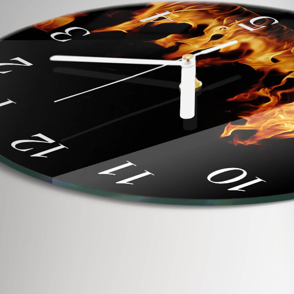 Orologio rotondo Fuoco