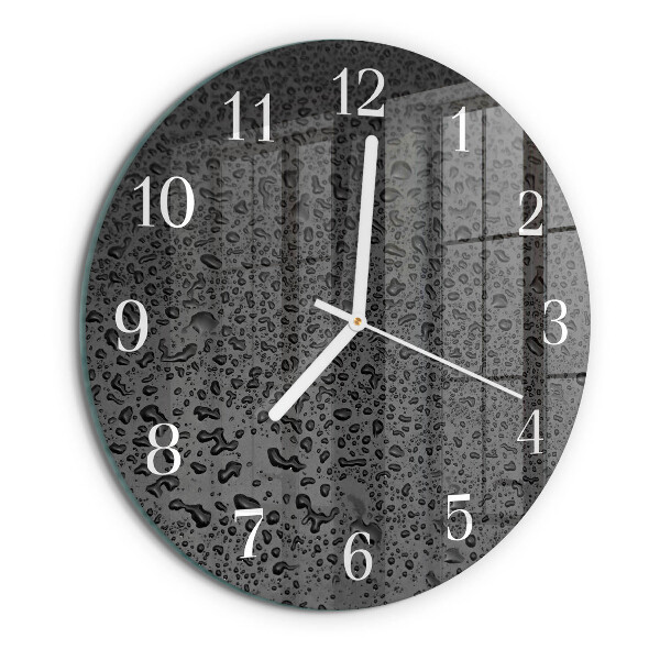 Orologio rotondo Gocce d'acqua