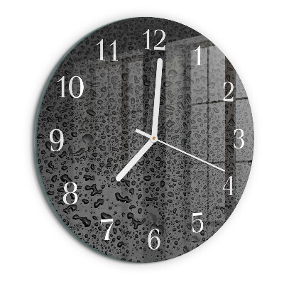 Orologio rotondo Gocce d'acqua