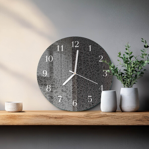 Orologio rotondo Gocce d'acqua