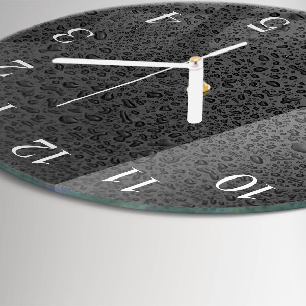 Orologio rotondo Gocce d'acqua
