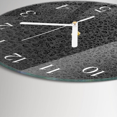 Orologio rotondo Gocce d'acqua
