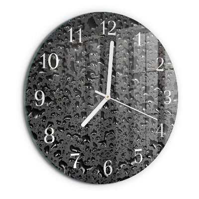 Orologio rotondo Gocce d'acqua