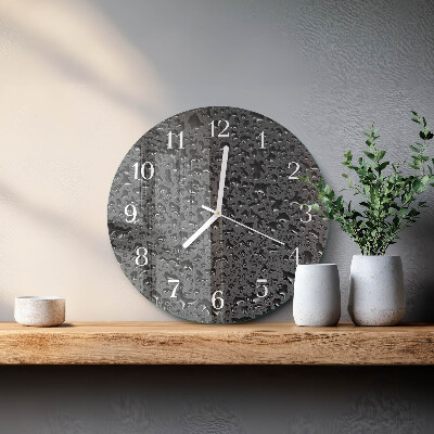 Orologio rotondo Gocce d'acqua