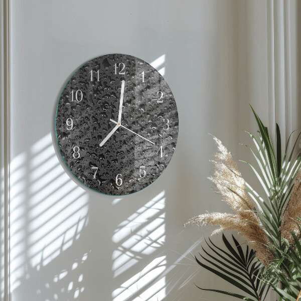 Orologio rotondo Gocce d'acqua