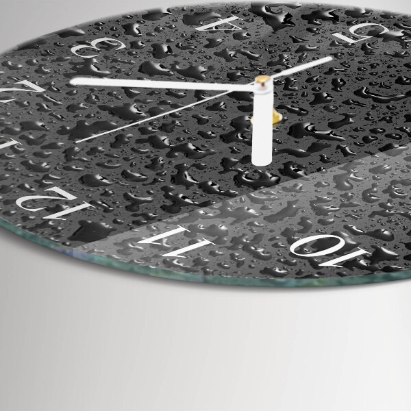 Orologio rotondo Gocce d'acqua