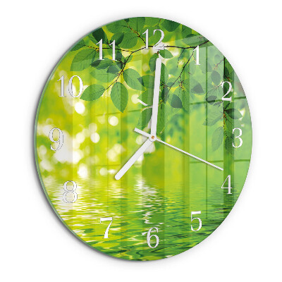 Orologio rotondo Foglie