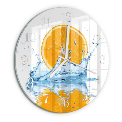 Orologio rotondo Acqua d'arancia