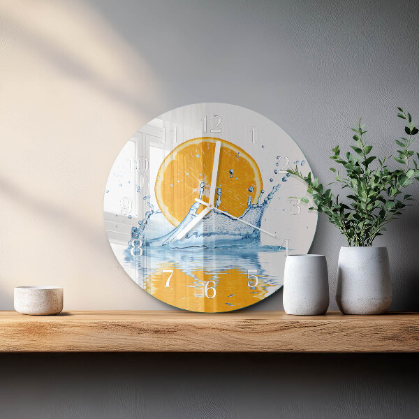 Orologio rotondo Acqua d'arancia