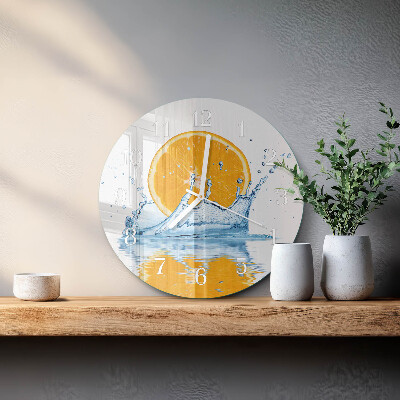 Orologio rotondo Acqua d'arancia