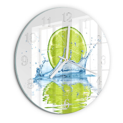 Orologio rotondo Acqua di calce