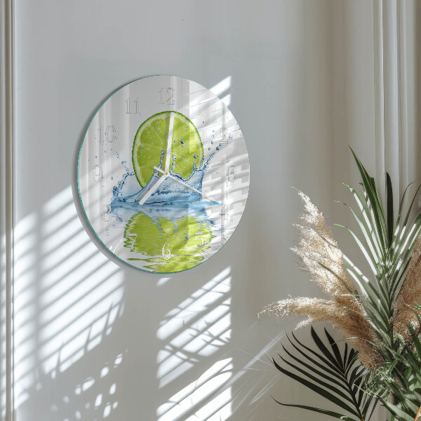 Orologio rotondo Acqua di calce