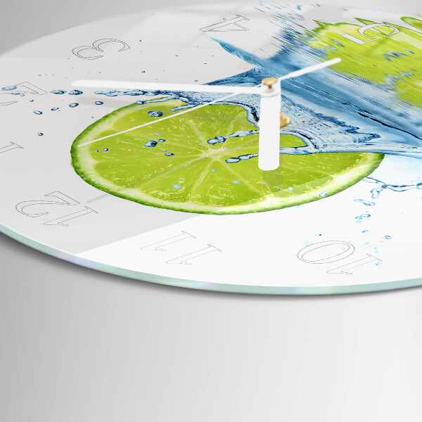 Orologio rotondo Acqua di calce
