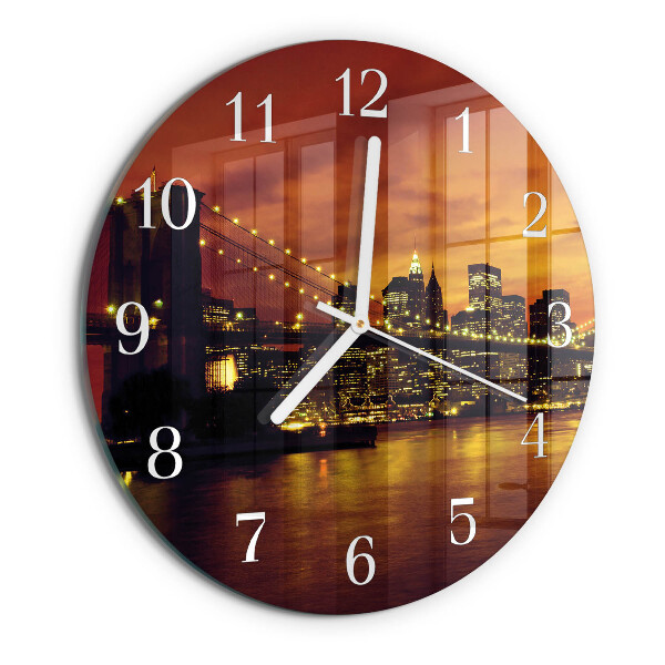 Orologio rotondo Ponte orizzontale