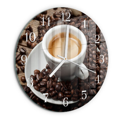 Orologio rotondo Tazza di caffè