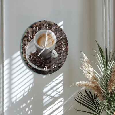Orologio rotondo Tazza di caffè