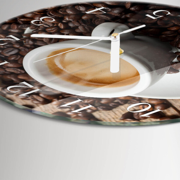 Orologio rotondo Tazza di caffè