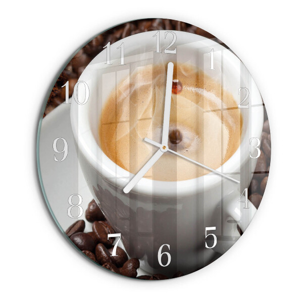 Orologio rotondo Tazza di caffè