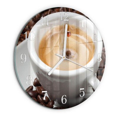 Orologio rotondo Tazza di caffè