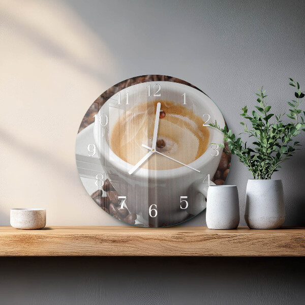 Orologio rotondo Tazza di caffè