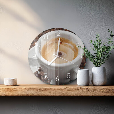 Orologio rotondo Tazza di caffè