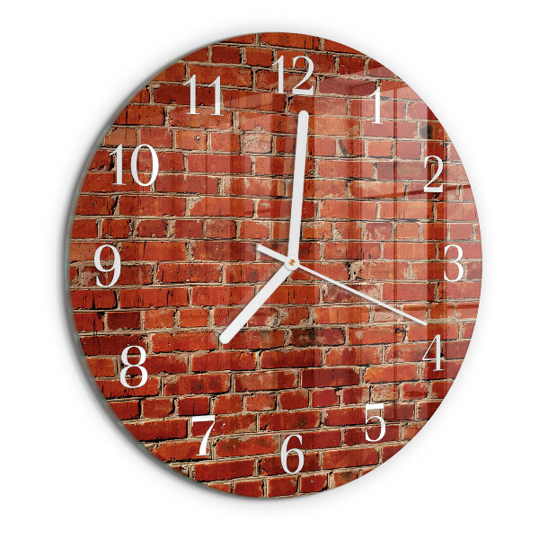 Orologio rotondo Muro di mattoni