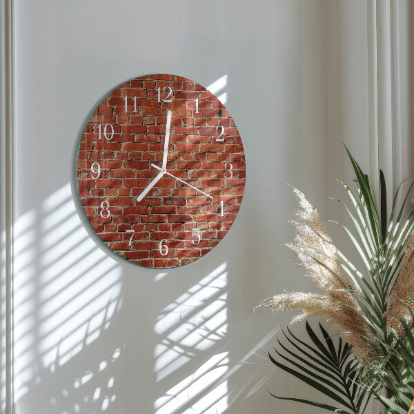 Orologio rotondo Muro di mattoni