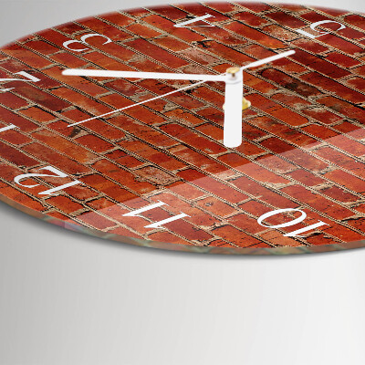 Orologio rotondo Muro di mattoni