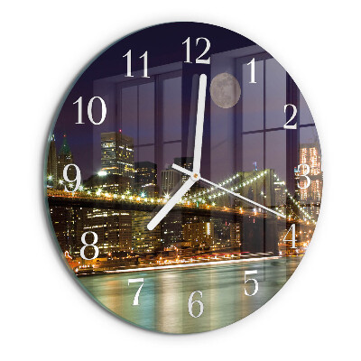 Orologio rotondo Ponte orizzontale