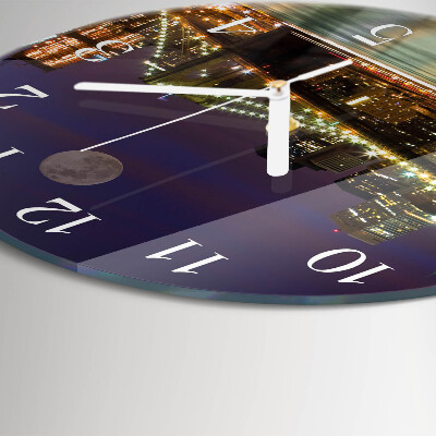 Orologio rotondo Ponte orizzontale