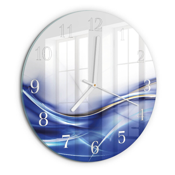 Orologio rotondo Linee astratte
