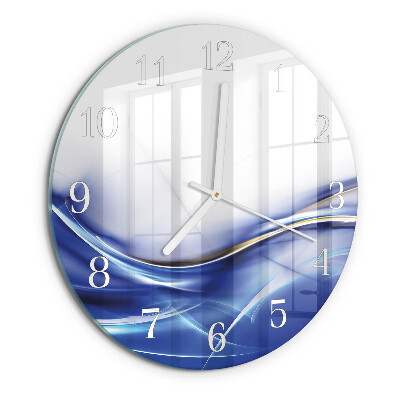 Orologio rotondo Linee astratte