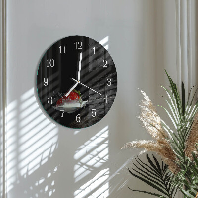 Orologio rotondo Fragola
