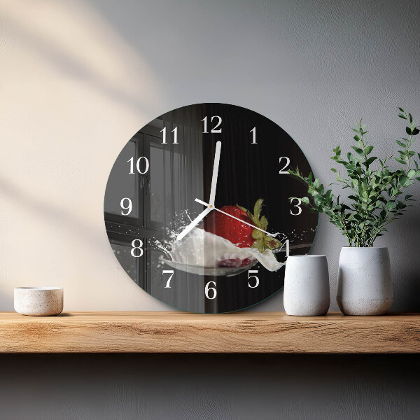 Orologio rotondo Fragola