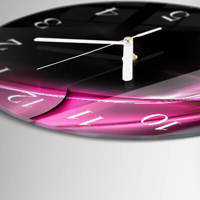 Orologio rotondo Linee astratte