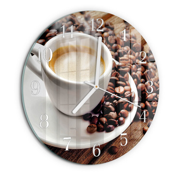 Orologio rotondo Tazza di caffè