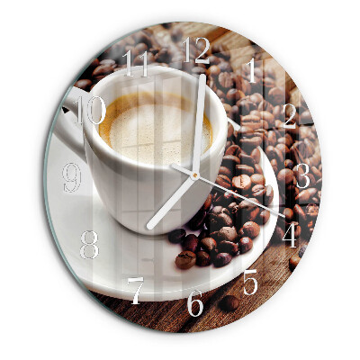 Orologio rotondo Tazza di caffè
